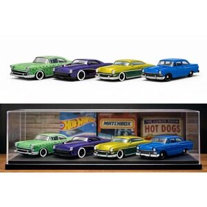 HOT WHEELS + MATCHBOX Classic Car Lot –‎ Chevy • Passion • Merc • Ford NOC